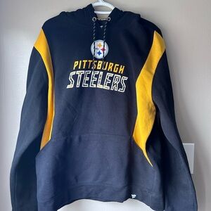 Pittsburgh Steelers Black and Gold Men's Sweater